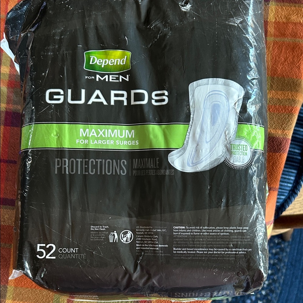 DEPEND FOR MEN URINE GUARDS